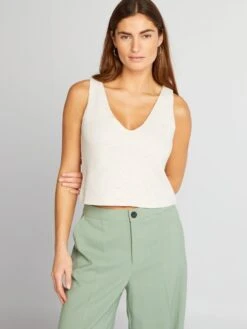 Canotta Con Spalline Larghe