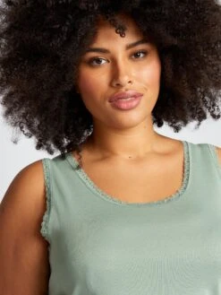 Canotta In Cotone -Kiabi canotta in cotone verde bbr07 2 frb4