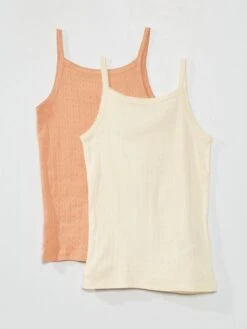 Canotta In Jersey Con Maglia Traforata