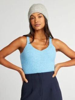 Canotta Lavorata All'uncinetto