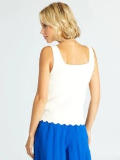 Canotta Pullover In Maglia All'uncinetto -Kiabi canotta pullover in maglia alluncinetto beige ajy96 1 frb4