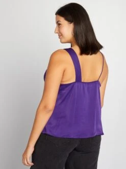 Canotta Satinata 8 Canotta Satinata -Kiabi canotta satinata viola bfg42 2 frb4