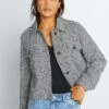 Cappotto Corto A Quadri