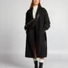 Cappotto Lungo Bimateriale
