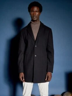 Cappotto Lungo Con Bottoni -Kiabi cappotto lungo con bottoni nero ahs50 3 frb3