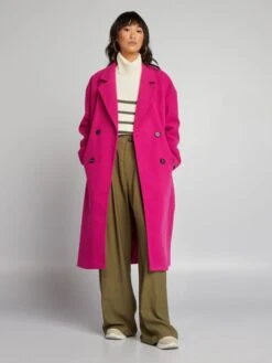 Cappotto Lungo Doppiopetto 8 Cappotto Lungo Doppiopetto -Kiabi cappotto lungo doppiopetto rosa akb88 3 frb4