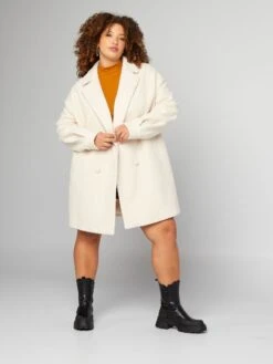 Cappotto Lungo Effetto Lanetta