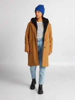 Cappotto Lungo Fodera Staccabile - 2 In 1: