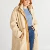 Cappotto Midi In Sherpa