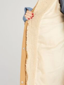 Cappotto Midi In Sherpa -Kiabi cappotto midi in sherpa beige ayy89 1 frb6