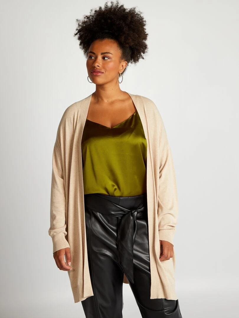 Cardigan Aperto Lunghezza Midi 2 Cardigan Aperto Lunghezza Midi - immagine 2