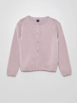 Cardigan Con Bottoni Fantasia