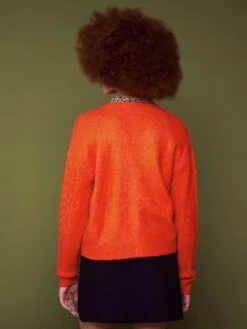 Cardigan Con Bottoni In Maglia Traforata -Kiabi cardigan con bottoni in maglia traforata arancione ajy36 3 frb3