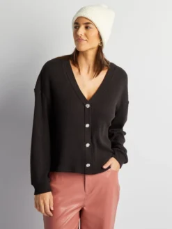 Cardigan In Maglia A Coste 7 Cardigan In Maglia A Coste -Kiabi cardigan in maglia a coste nero anc84 2 frb3