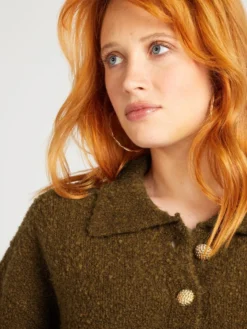 Cardigan In Maglia Bouclette -Kiabi cardigan in maglia bouclette marrone bep88 3 frb3