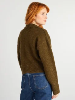 Cardigan In Maglia Bouclette -Kiabi cardigan in maglia bouclette marrone bep88 3 frb4