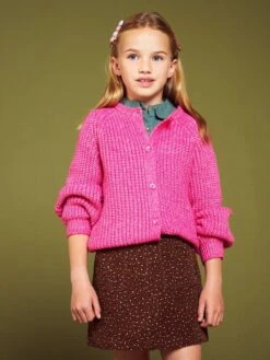 Cardigan In Maglia Grossa