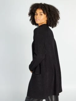 Cardigan In Maglia -Kiabi cardigan in maglia nero aje21 2 frb3