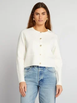 Cardigan In Maglia Tinta Unita 8 Cardigan In Maglia Tinta Unita -Kiabi cardigan in maglia tinta unita bianco baa40 2 frb4