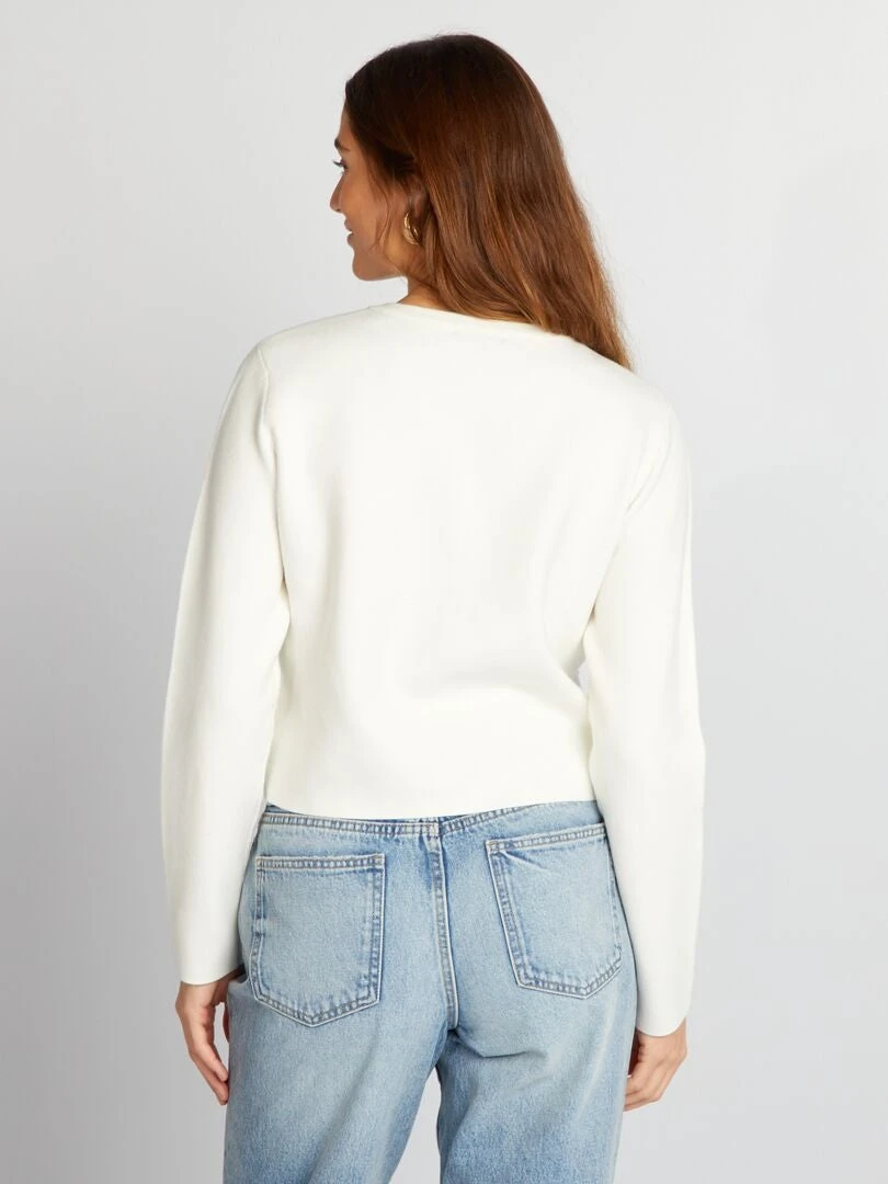 Cardigan In Maglia Tinta Unita 5 Cardigan In Maglia Tinta Unita - immagine 5