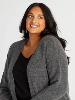 Cardigan Lungo Maniche A Pipistrello -Kiabi cardigan lungo maniche a pipistrello grigio ato87 2 frb5