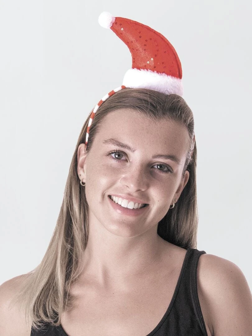 Cerchietto 'berretto' Di Natale 1 Cerchietto 'berretto' Di Natale