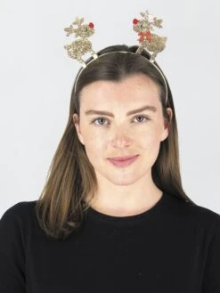 Cerchietto 'Renna Di Natale' Con Paillettes