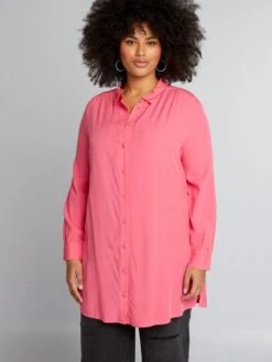 Chemisier Lungo -Kiabi chemisier lungo rosa azm15 1 frb3
