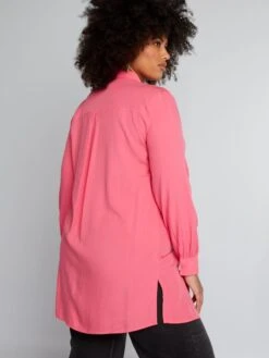 Chemisier Lungo -Kiabi chemisier lungo rosa azm15 1 frb4