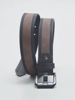 Cintura In Similpelle Bicolore