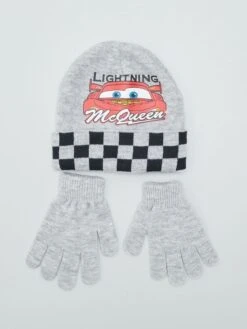 Completo Berretto + Guanti 'Cars' - 2 Pezzi