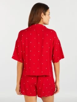 Completo Pigiama 2 Pezzi Camicetta + Shorts -Kiabi completo pigiama 2 pezzi camicetta shorts rosso atz42 2 frb3