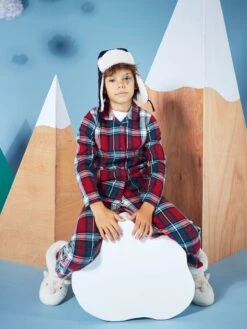 Completo Pigiama A Quadri - 2 Pezzi