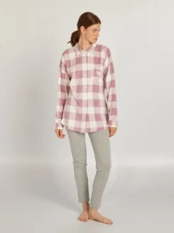 Completo Pigiama Camicia - 2 Pezzi