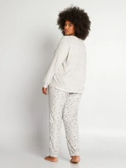 Completo Pigiama 'Campanellino' T-shirt + Pantaloni -Kiabi completo pigiama campanellino t shirt pantaloni grigio are88 1 frb3