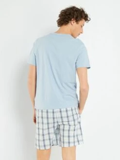 Completo Pigiama Corto In Jersey - 2 Pezzi -Kiabi completo pigiama corto in jersey 2 pezzi blu zq451 1 frb3