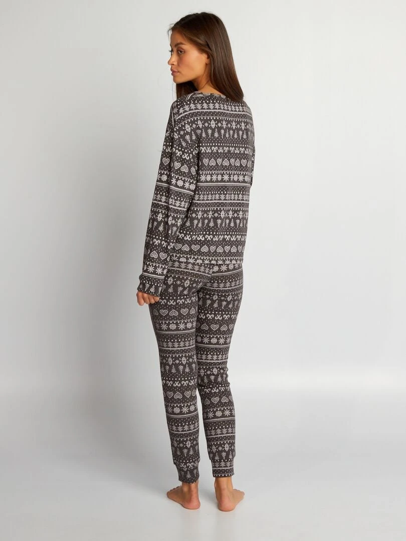 Completo Pigiama Felpa + Pantaloni - 2 Pezzi 2 Completo Pigiama Felpa + Pantaloni - 2 Pezzi - immagine 2