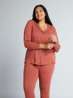 Completo Pigiama In Jersey - 2 Pezzi 7 Completo Pigiama In Jersey - 2 Pezzi -Kiabi completo pigiama in jersey 2 pezzi rosso are84 1 frb4