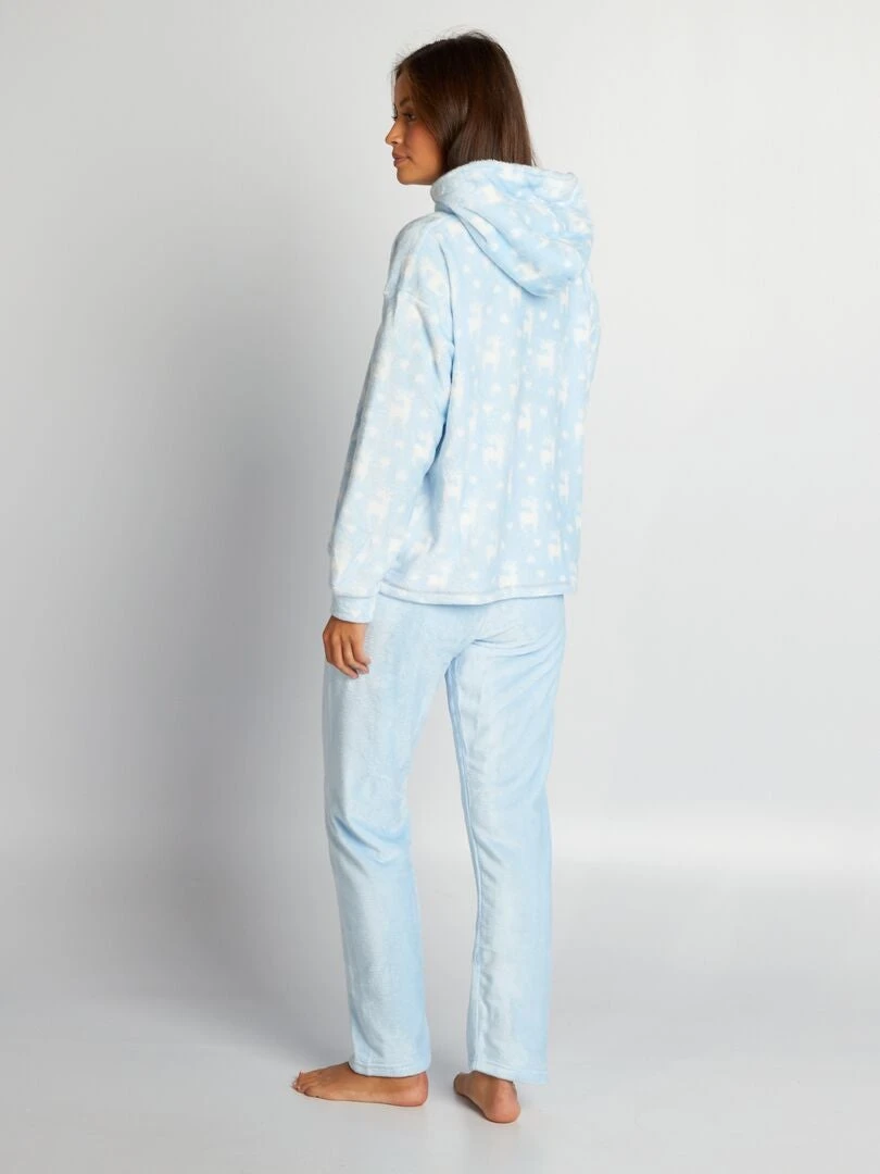 Completo Pigiama - In Maglia Peluche - 2 Pezzi 2 Completo Pigiama - In Maglia Peluche - 2 Pezzi - immagine 2