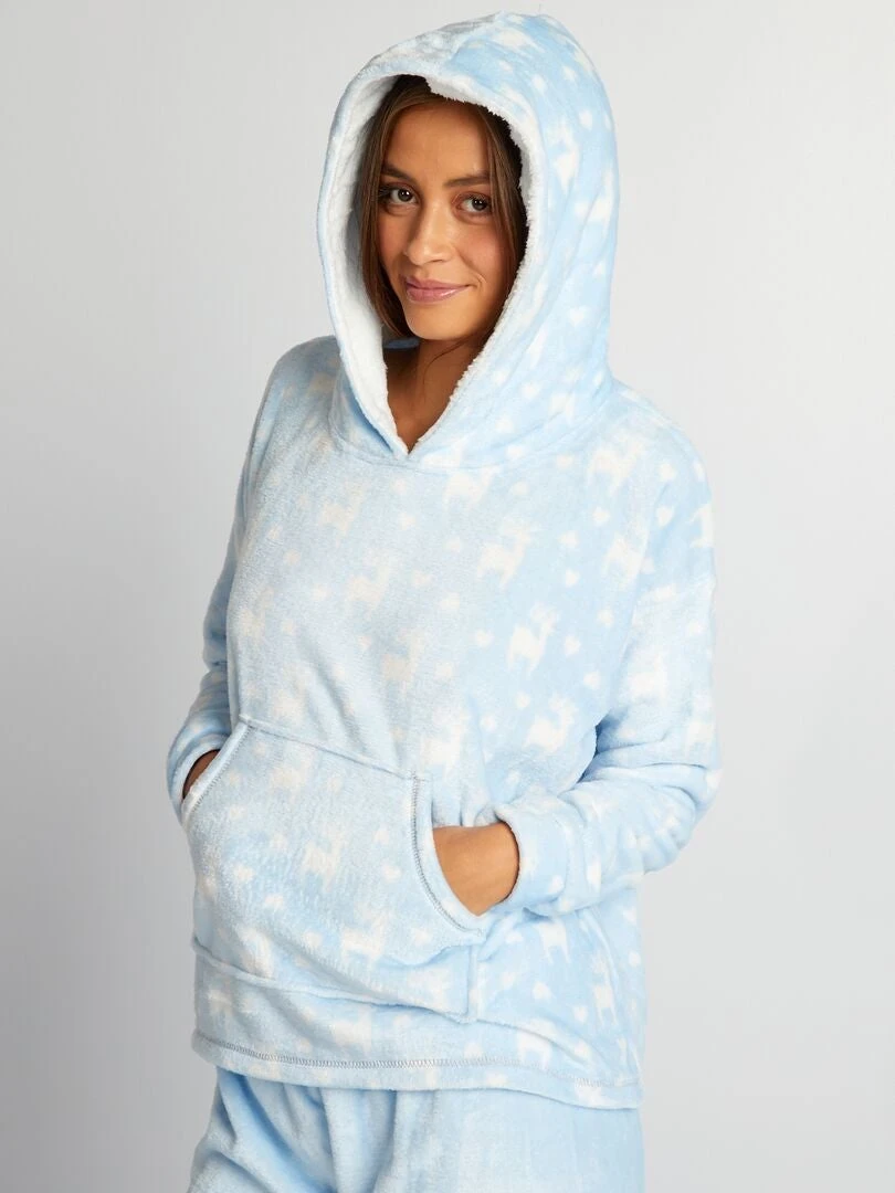 Completo Pigiama - In Maglia Peluche - 2 Pezzi 3 Completo Pigiama - In Maglia Peluche - 2 Pezzi - immagine 3