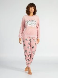 Completo Pigiama In Pile 'Tamburino' - 2 Pezzi 8 Completo Pigiama In Pile 'Tamburino' - 2 Pezzi -Kiabi completo pigiama in pile tamburino 2 pezzi rosa aul50 2 frb4