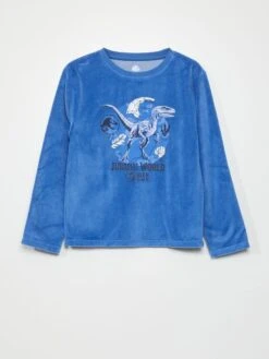 Completo Pigiama In Velluto 'Jurassic World' - 2 Pezzi -Kiabi completo pigiama in velluto jurassic world 2 pezzi blu amx26 1 frb3
