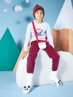 Completo Pigiama In Velluto T-shirt + Pantaloni - 2 Pezzi