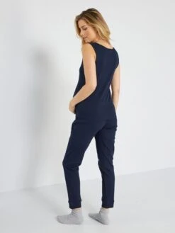 Completo Pigiama Premaman A Coste - 2 Pezzi -Kiabi completo pigiama premaman a coste 2 pezzi blu zn998 1 frb3