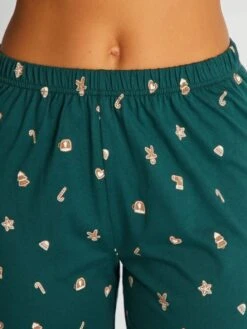 Completo Pigiama T-shirt + Felpa + Pantaloni - 3 Pezzi -Kiabi completo pigiama t shirt felpa pantaloni 3 pezzi verde atr94 1 frb7