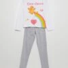 Completo Pigiama T-shirt 'Orsetti Del Cuore' + Pantaloni - 2 Pezzi