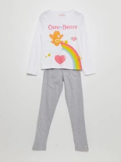 Completo Pigiama T-shirt 'Orsetti Del Cuore' + Pantaloni - 2 Pezzi