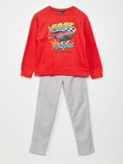 Completo Pigiama T-shirt + Pantaloni 'Fast And Furious' - 2 Pezzi