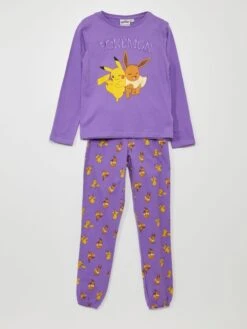 Completo Pigiama T-shirt + Pantaloni 'Pokemon' - 2 Pezzi