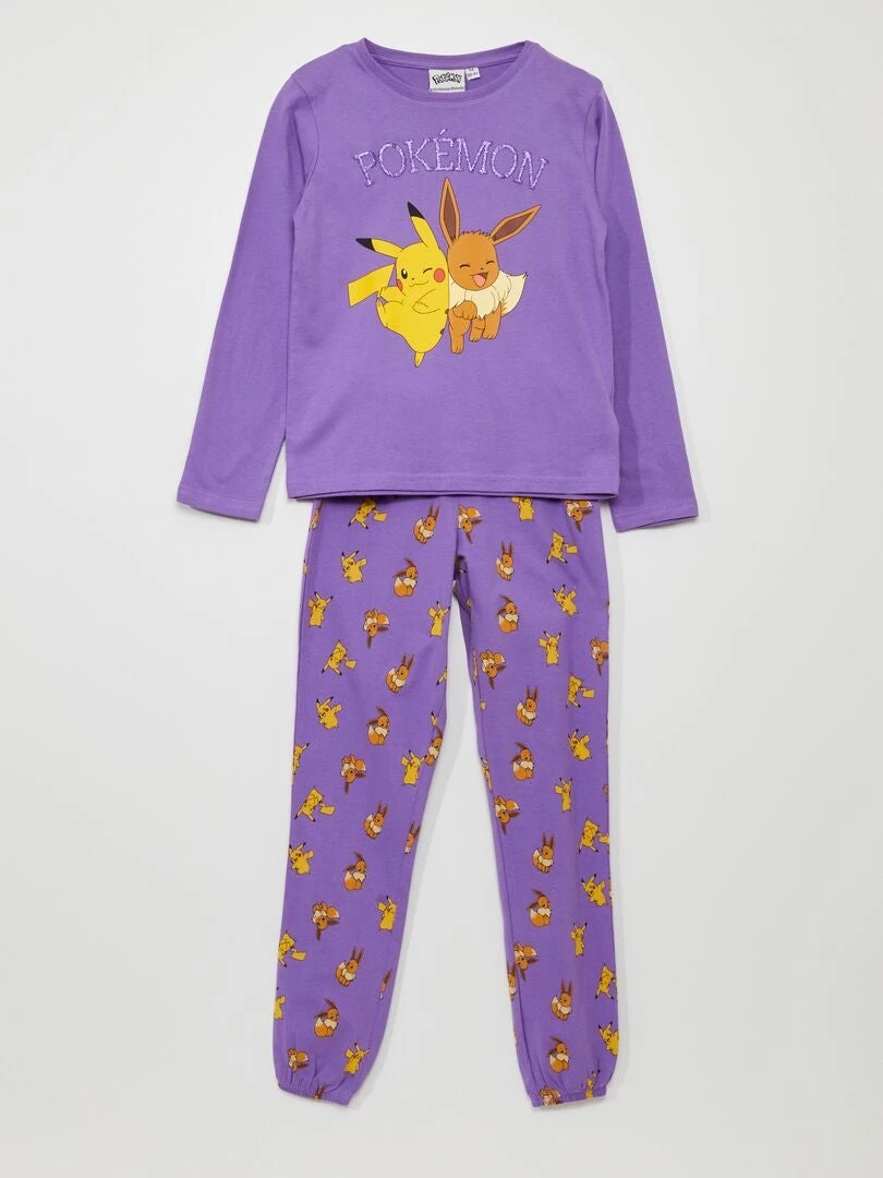 Completo Pigiama T-shirt + Pantaloni 'Pokemon' - 2 Pezzi 1 Completo Pigiama T-shirt + Pantaloni 'Pokemon' - 2 Pezzi